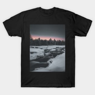 The Quiet Elegance of Pabineau Winter Flow V2 T-Shirt